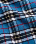 Brooks Brothers Men's Regent Regular-Fit Portuguese Flannel Tartan Shirt | Teal