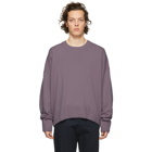 AMI Alexandre Mattiussi Purple Cashmere Oversized Sweater