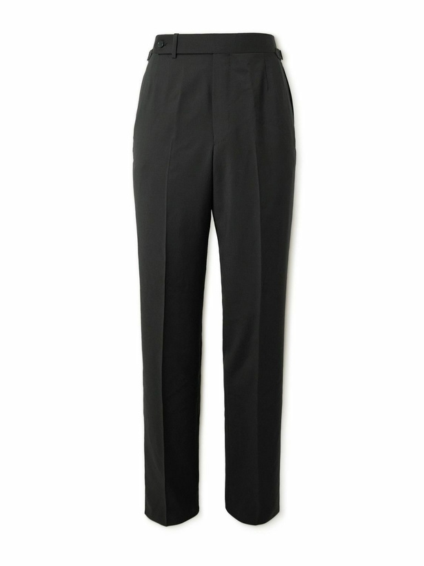 Photo: Dunhill - Prince of Wales Check Straight-Leg Wool Trousers - Green