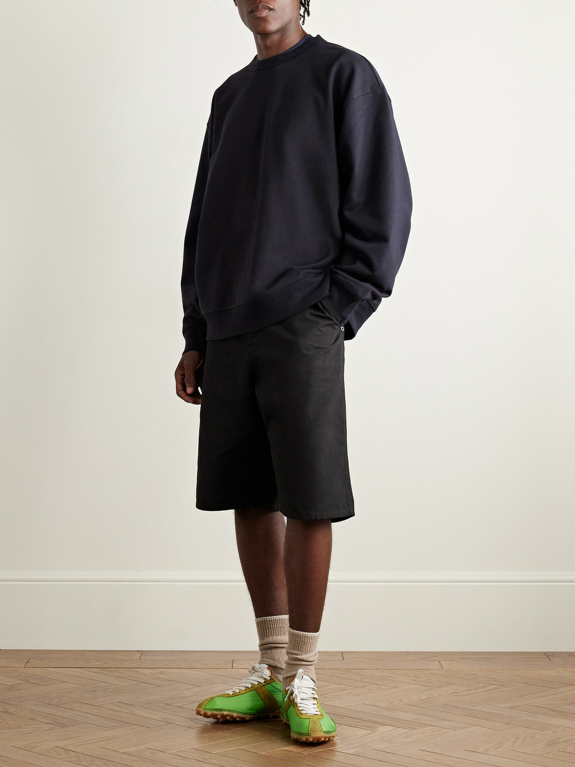 Dries Van Noten - Oversized Cotton-Jersey Sweatshirt - Blue