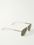 Brunello Cucinelli - Aviator-Style Titanium Sunglasses