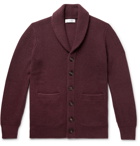 Brunello Cucinelli - Shawl-Collar Cashmere Cardigan - Burgundy