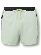 Nike Running - Trail Second Sunrise Straight-Leg Dri-FIT Drawstring Shorts - Gray