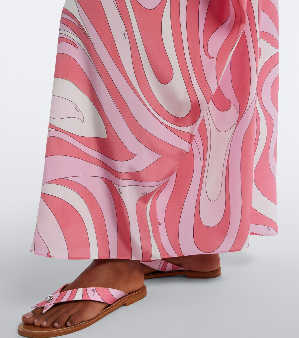 Pucci Marmo silk twill kaftan