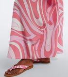 Pucci Marmo silk twill kaftan