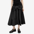 Maison Margiela Women's Midi Skirt in Black