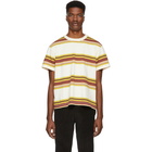 Noon Goons Off-White Surfer Stripe T-Shirt