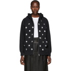 Marc Jacobs Black Embellished Hoodie