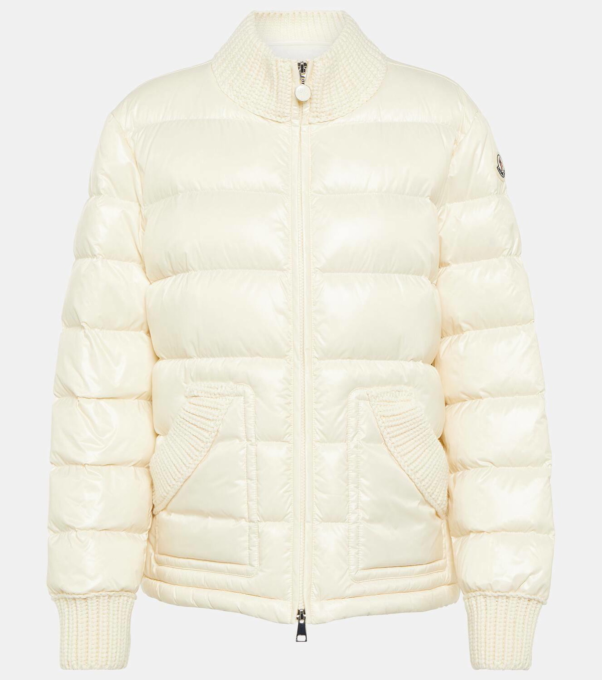MONCLER アイボリー ジップアップジャケット Moncler Arcelot down jacket Moncler