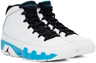 Nike Jordan White Air Jordan 9 Retro Sneakers
