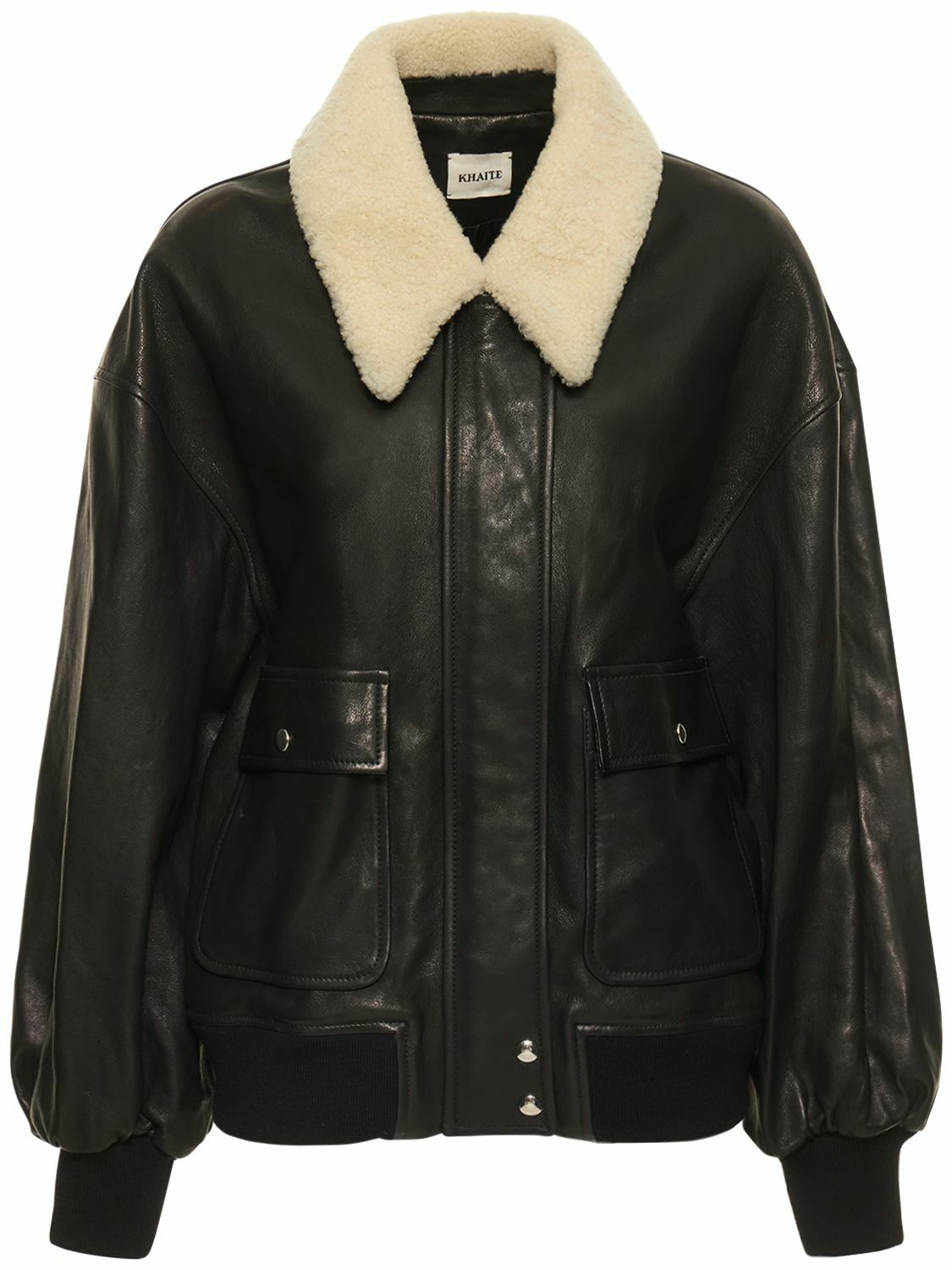 sheller leather like bomber jacket/003