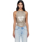 Diesel Taupe T-DYVYNY Top
