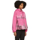 Balenciaga Pink Oversized New York Hoodie