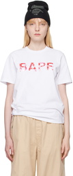 BAPE White Abc Camo Glitter T-Shirt