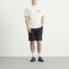 NANGA Men's Eco Hybrid Line Drawing T-Shirt in White