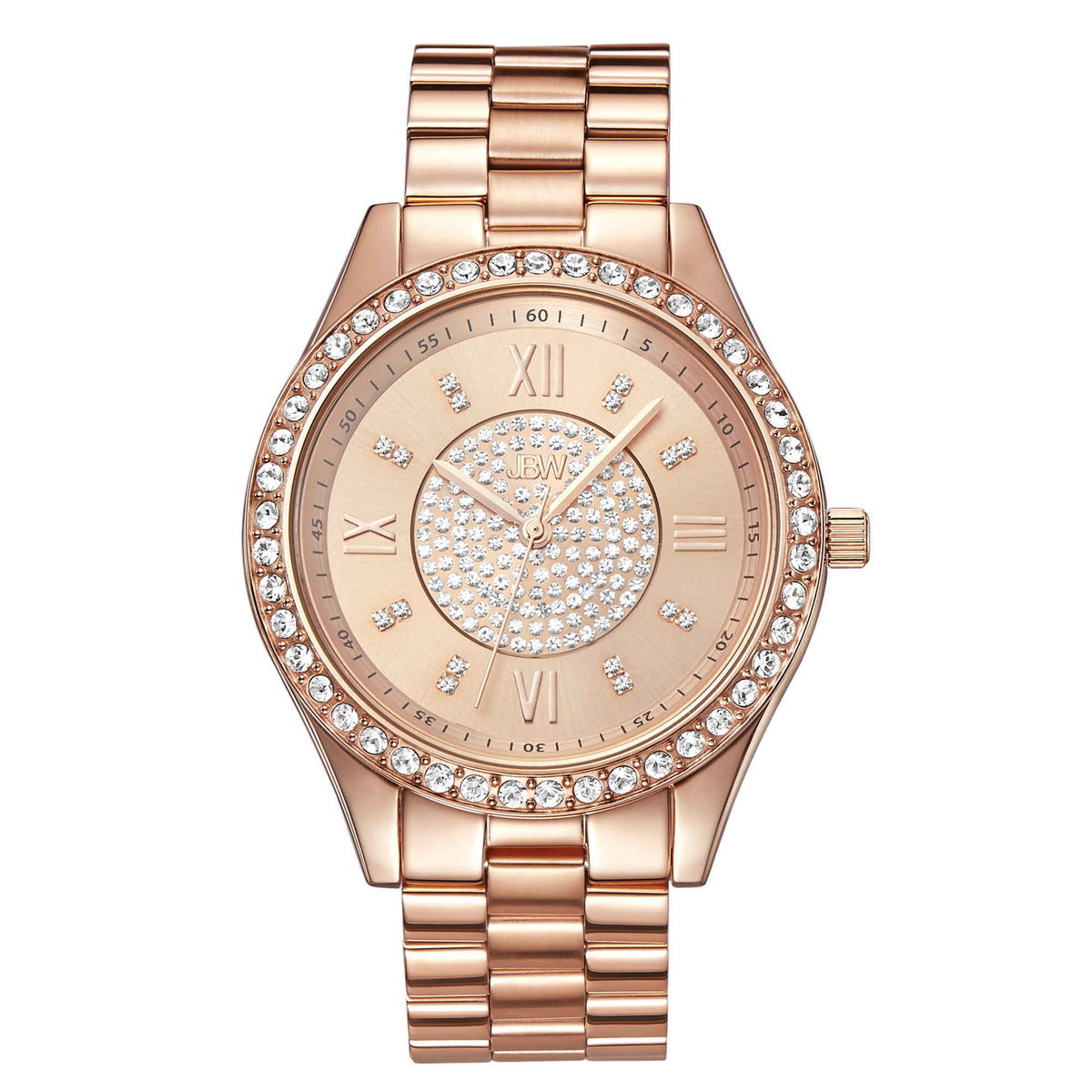 JBW Mondrian Women's Wrist Watch - Genuine Diamonds, Swarovski Crystals, Japanese Movement - View #8