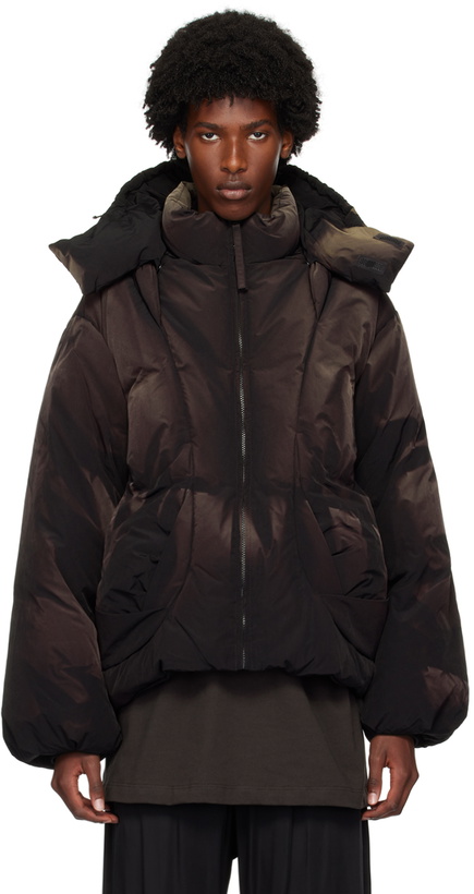 Photo: JiyongKim Black Sun-Bleached Twisted Down Jacket