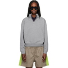 Canada Goose Gray Wander Quarter Zip Sweatshirt