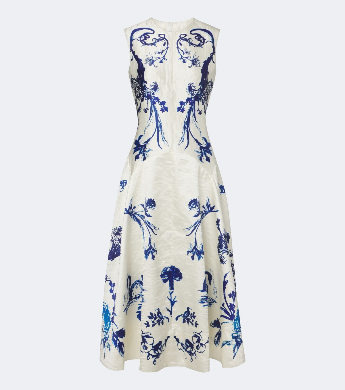 Erdem Floral twill midi dress