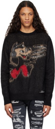 AMIRI Black Record Wolf Sweater