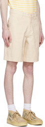 A.P.C. Beige Gilberto Denim Shorts