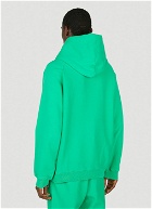 Champion - Logo Embroidered Hooded Sweatshirt in Green