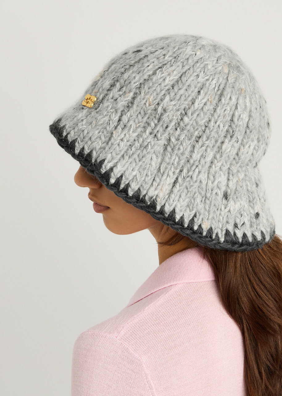 NEW Ganni Chunky Wool Bucket Hat NWT in gray one size fits most women’s Ganni Women main image 2