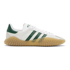 adidas Originals White and Green CountryxKamanda Sneakers