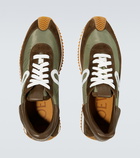 Loewe - Flow Runner suede-trimmed sneakers