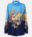 Etro Floral silk shirt