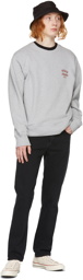 Nudie Jeans Grey Frasse Logo Sweatshirt