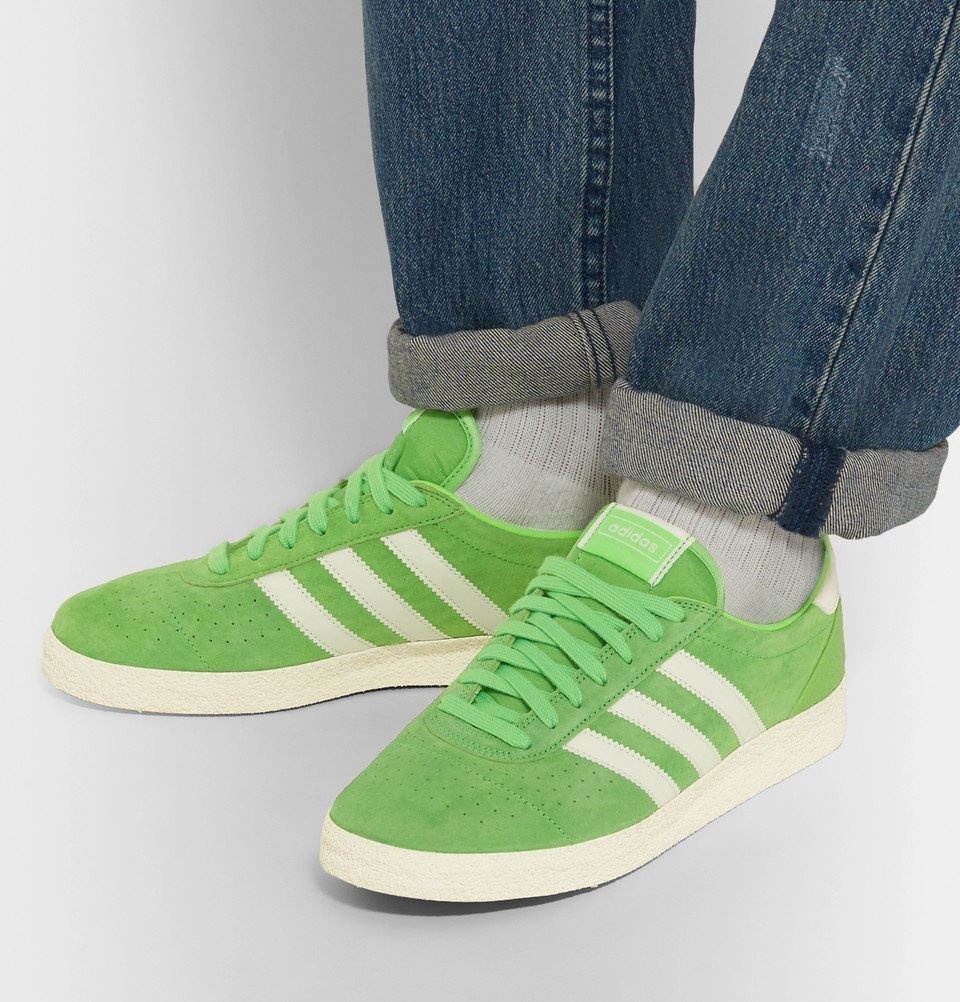 adidas Originals - München SPZL Suede Sneakers - Green adidas Originals
