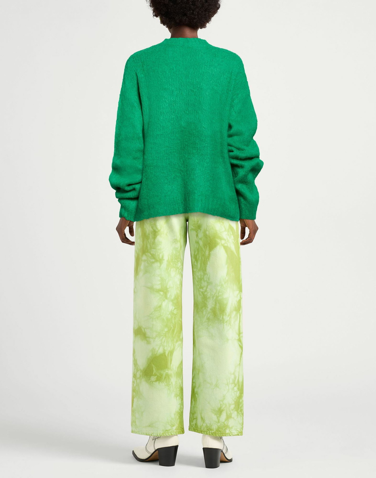 Berna Womens Sweater in Green