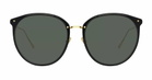 Linda Farrow Kings - Black / Yellow Gold Sunglasses