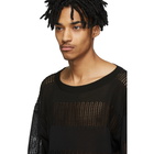 BED J.W. FORD Black Mesh Sweater