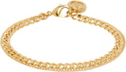 A.P.C. Gold Minimal Bracelet