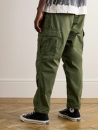 Neighborhood - Tapered Cotton and Nylon-Blend Cargo Trousers - Green