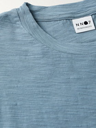 NN07 - Aspen Slub Cotton-Jersey T-Shirt - Blue