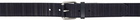 Paul Smith Navy Shadow Stripe Belt