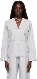 Paris Georgia Blue Field Jacket