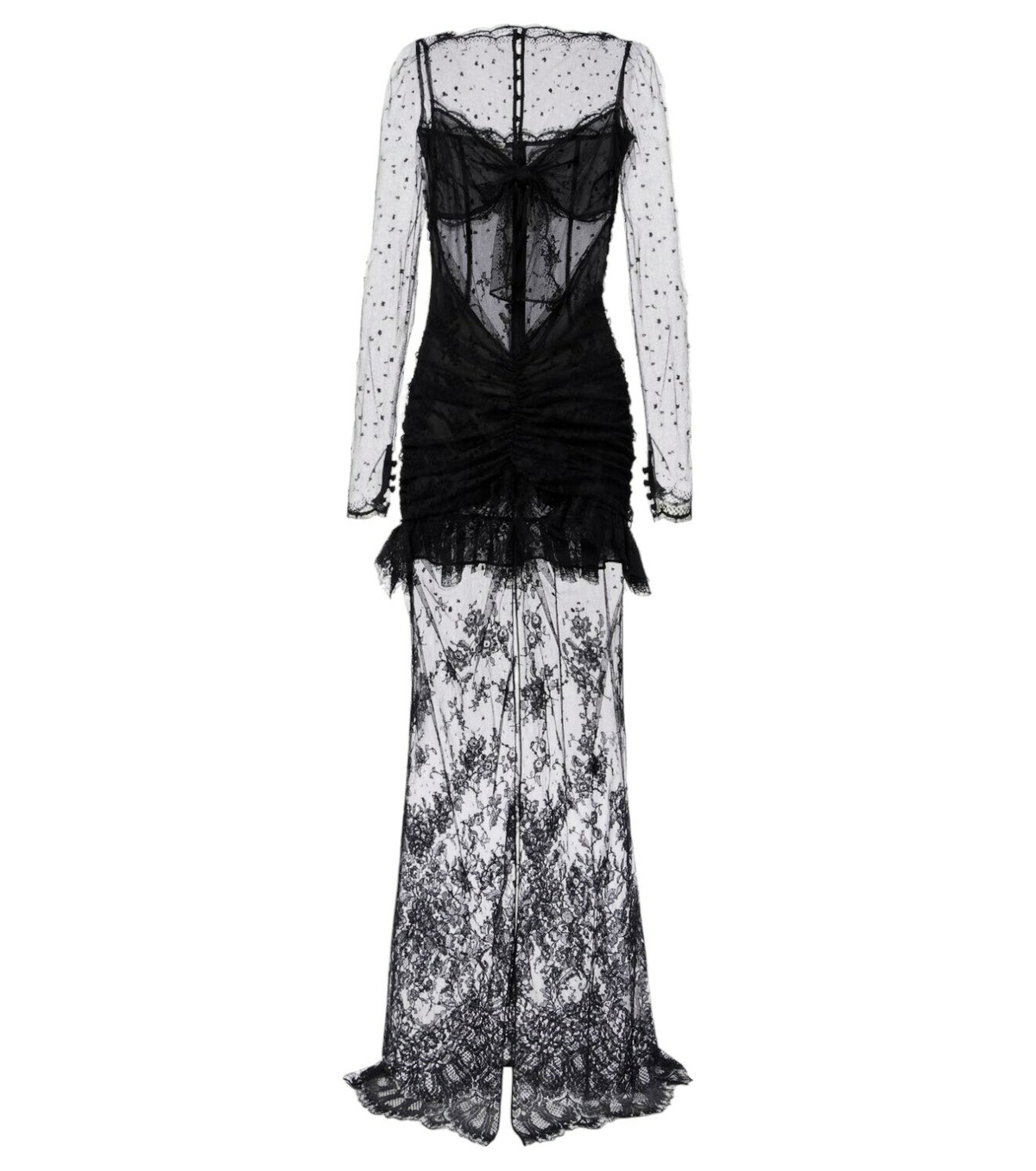ワンピース ALESSANDRA RICH Grey Viscose Dress Alessandra Rich Grey viscose dress for Women Online USA at