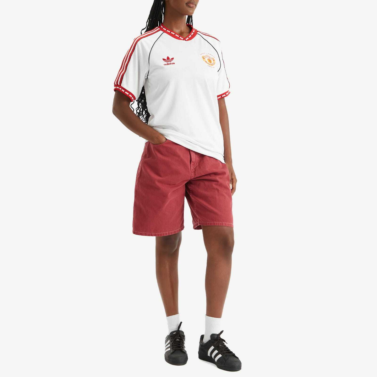 Adidas MUFC A 91 Jersey in White