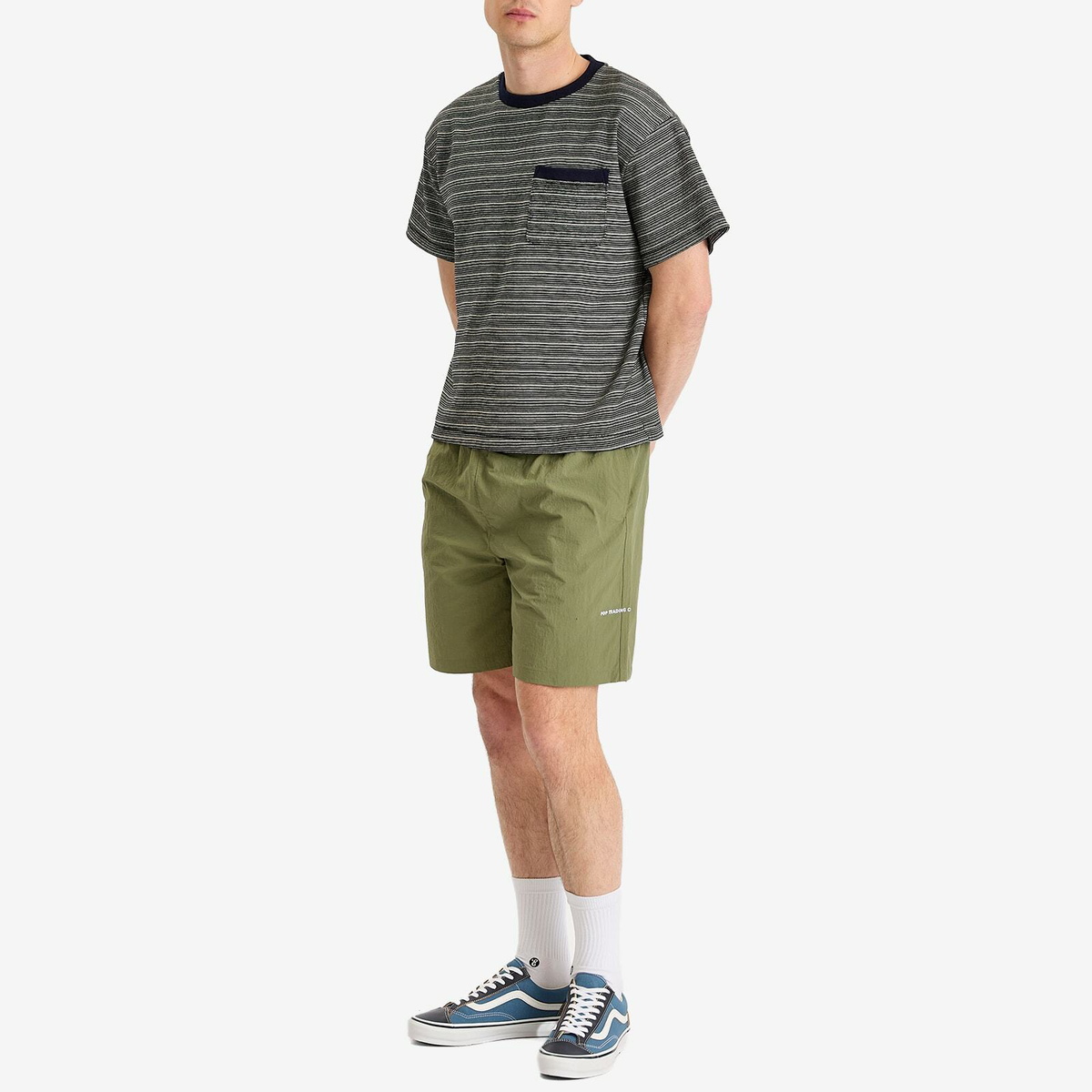 Pop Trading Company Men's Painter Shorts in Four Leaf Clover