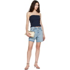 FLORE FLORE Navy Bes Bandeau Tank Top