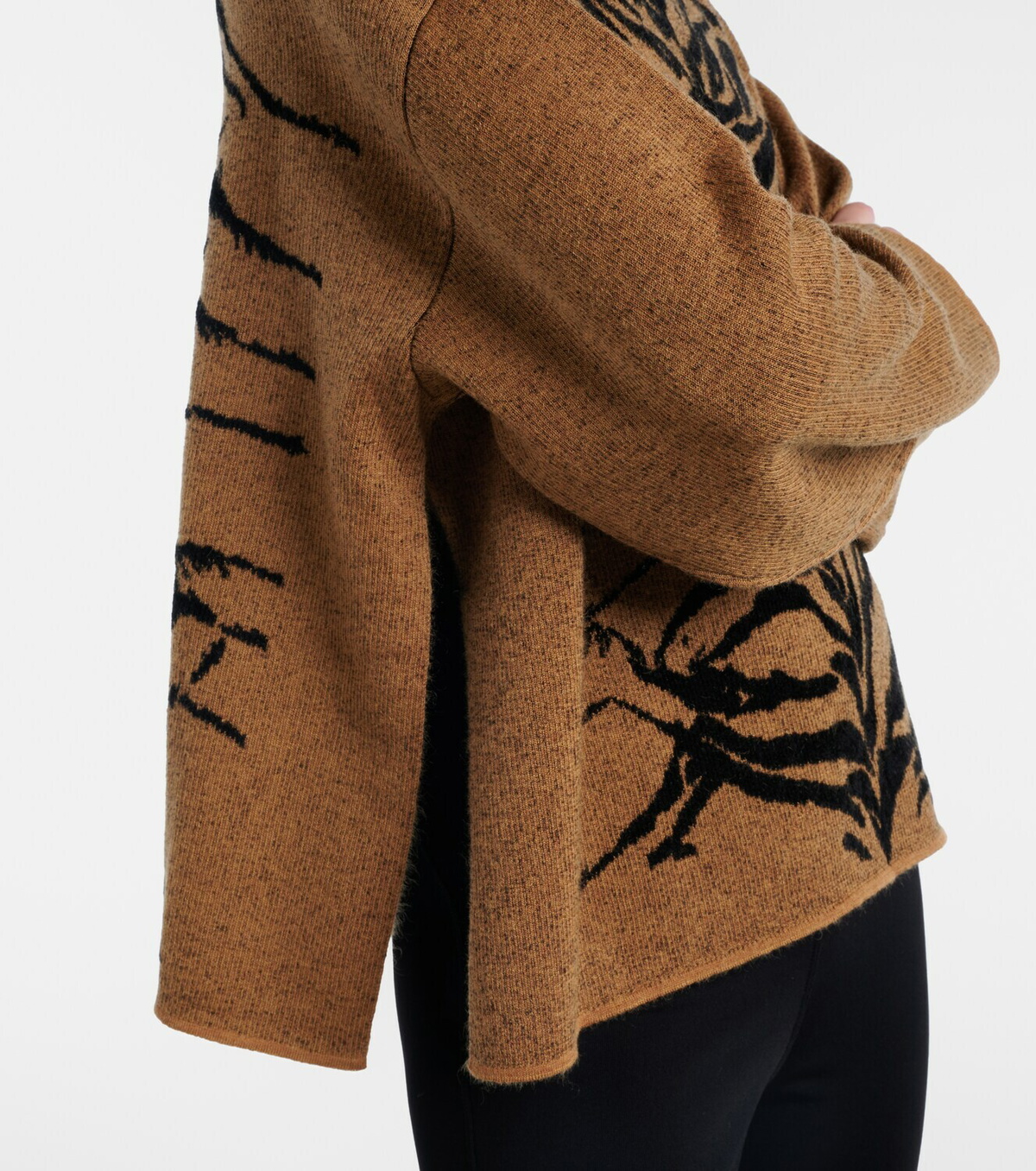 Alaïa Jacquard turtleneck sweater