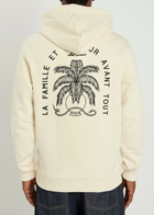 Les Deux Diaz Printed Cotton Sweatshirt Ivory