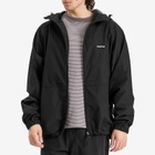 Snow Peak Men's Light Mountain Cloth Zip Up Parka Jacket in Black