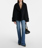 Chloé Double-breasted wool-blend peacoat