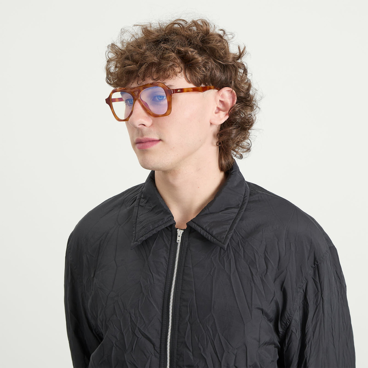 Le Specs Drizzle Blue Light Optical Glasses in Vintage Tort/Blue Light Lens 