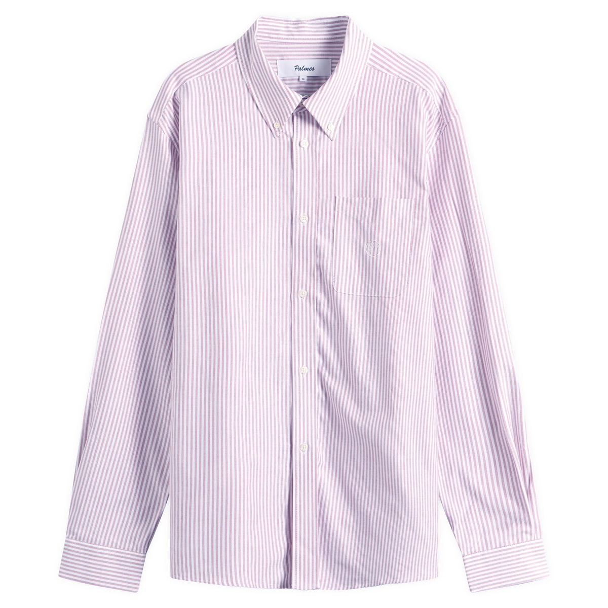 Palmes Men's Deuce Oxford Shirt in Red Stripe